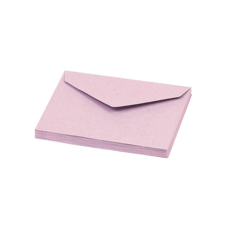 Ukuding Petite enveloppe colorée, 100 enveloppes d'emballage Couleur,  Enveloppes Arc-en-pour vœux Enveloppes Roses Enveloppe Bulletin paie 6,5 x  3,5