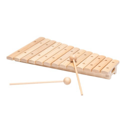 Instrument de musique Xylophone en bois à 8 notes Comprend 2